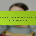 A Decade of Change: Electronic Music Trends from 2025 to 2025