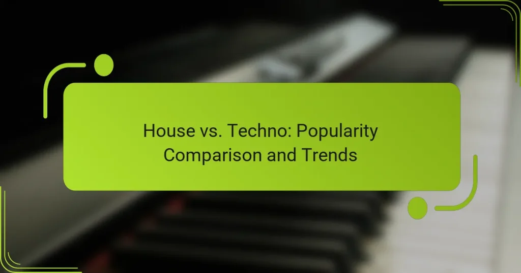 House vs. Techno: Popularity Comparison and Trends