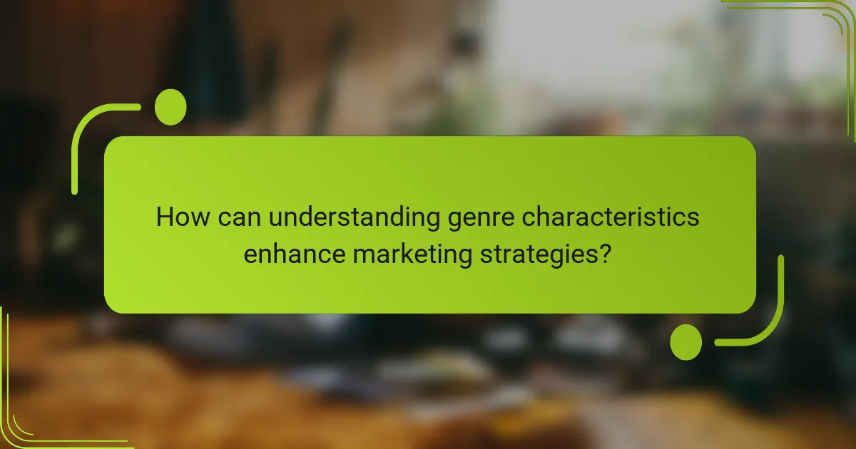 How can understanding genre characteristics enhance marketing strategies?